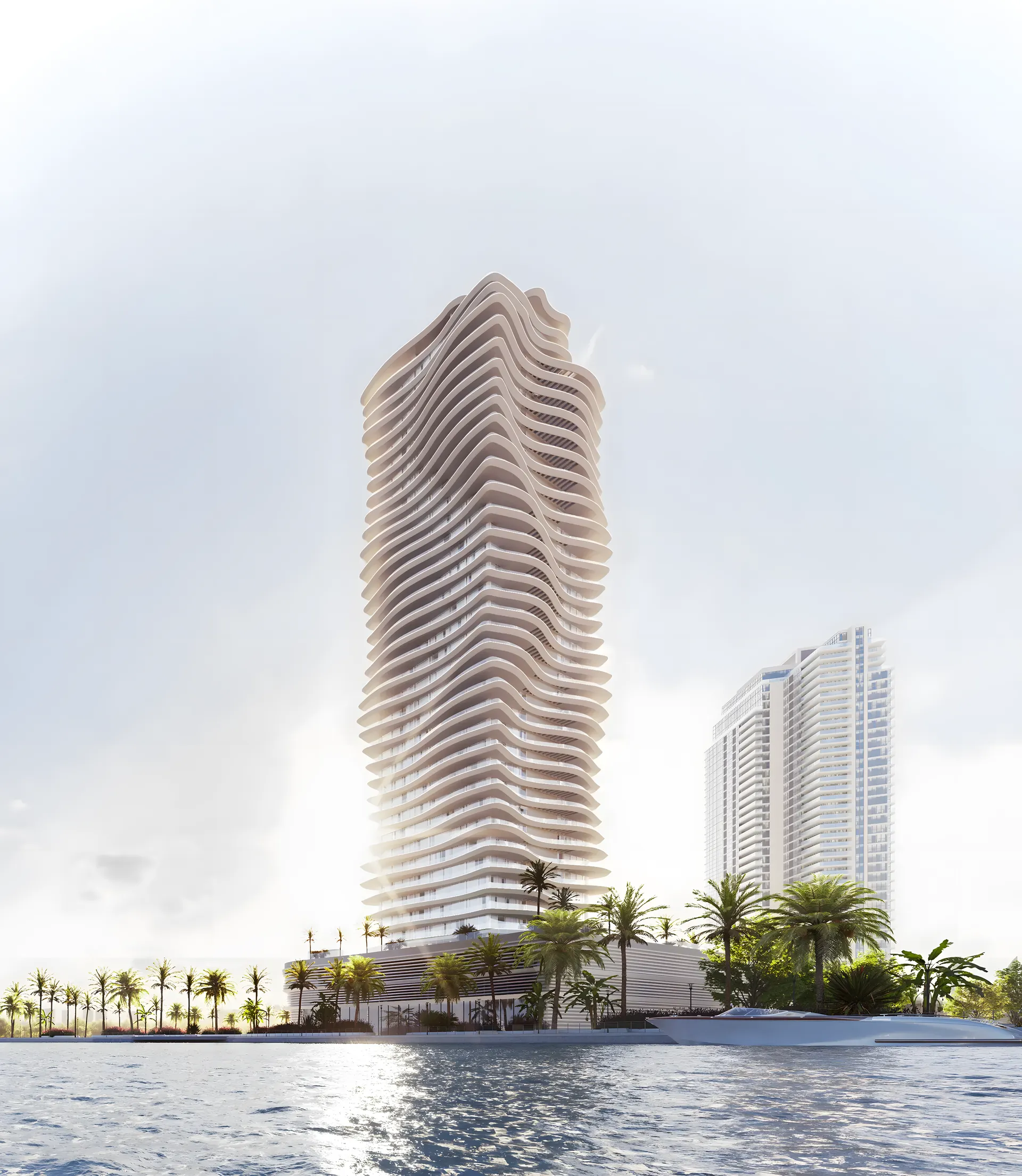 ELIE SAAB Waterfront rising beside the water on Al Reem Island
