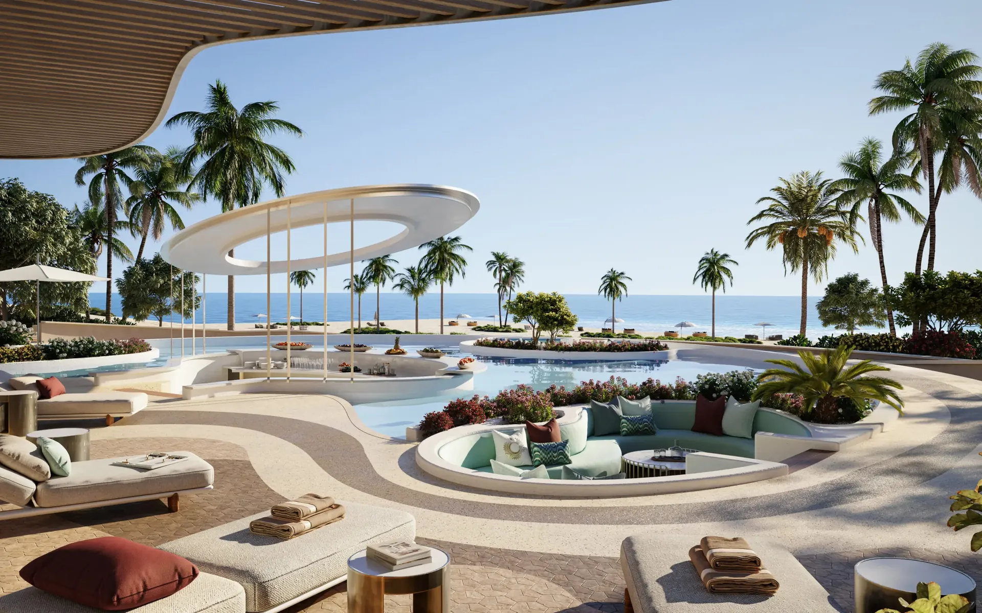 The Jacob & Co. Beach Club terrace