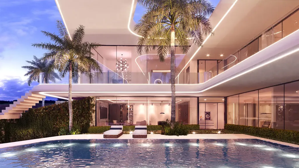 A villa at Ohana Villas with its pool